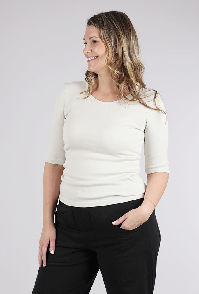 Prairie Underground BB Crew Tee, Oyster