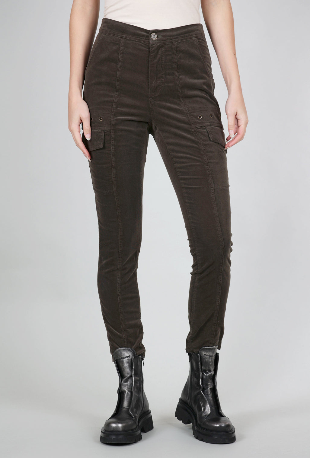 Wearables by XCVI Cord Timberline Leggings, Boxwood
