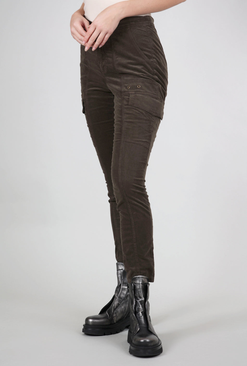 Wearables by XCVI Cord Timberline Leggings, Boxwood