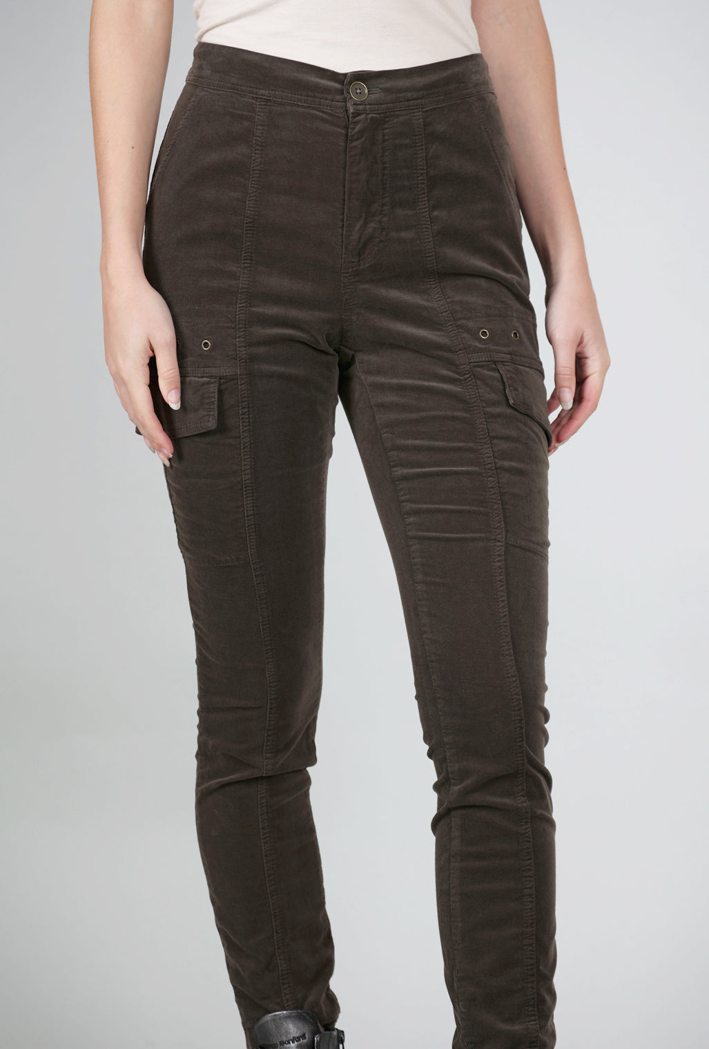 Wearables by XCVI Cord Timberline Leggings, Boxwood