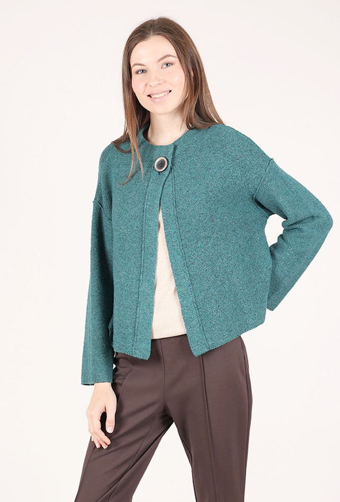 Olivia by Habitat Hearth Heather Candlelight Cardie, Marine