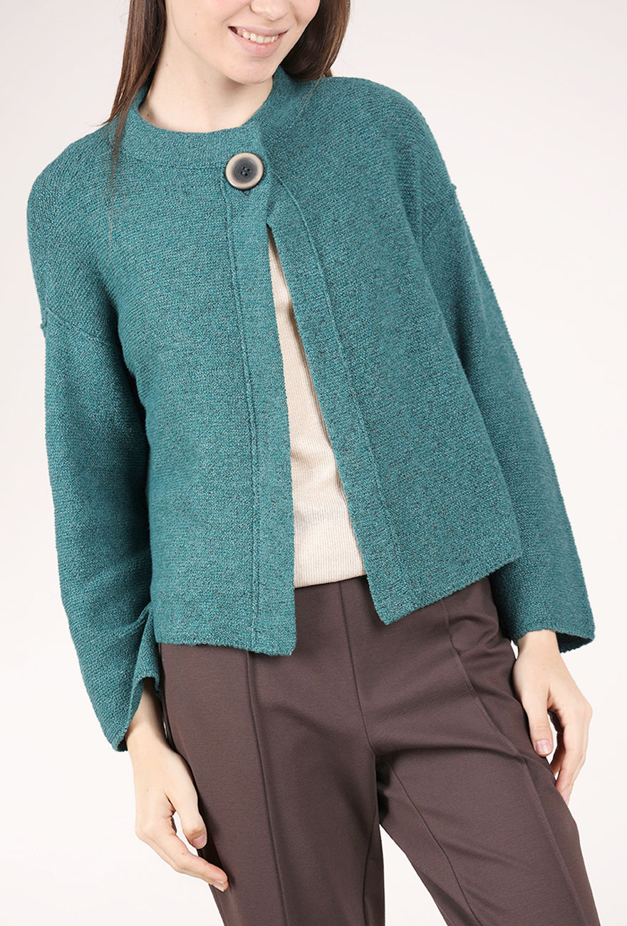Olivia by Habitat Hearth Heather Candlelight Cardie, Marine