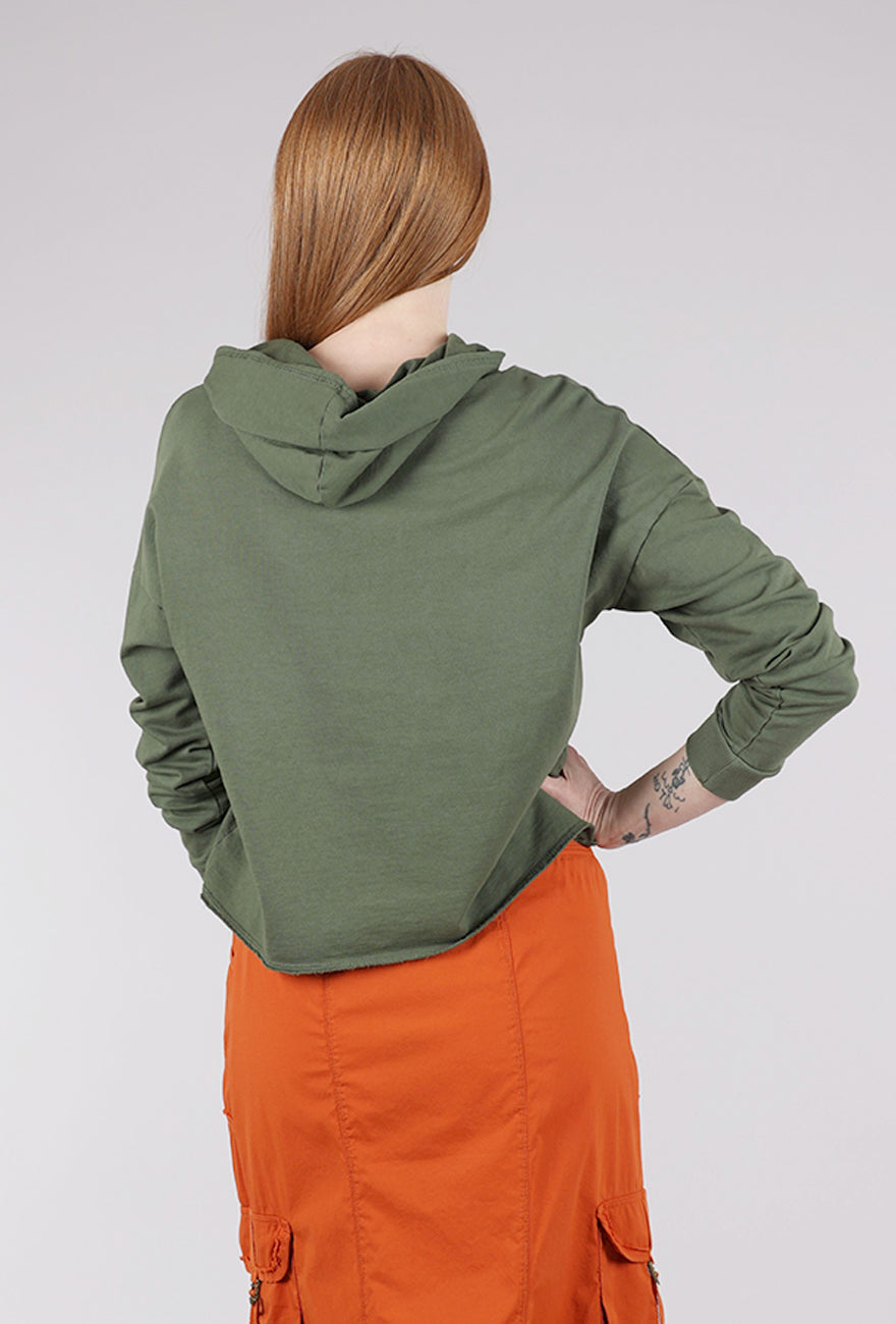 Prairie Cotton Hoodie Tee Pullover, Frond