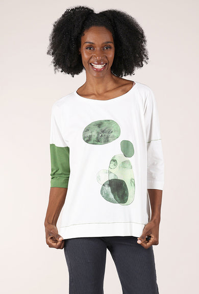 Floating Pebble Tee, White