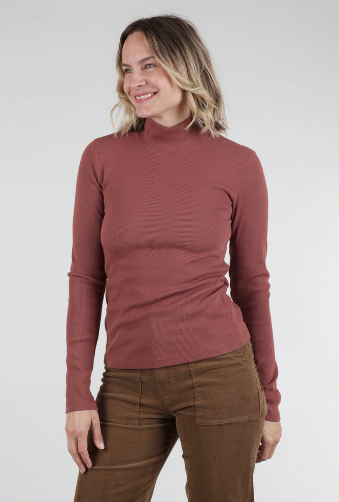 Prairie Underground L/S Mockneck, Redwood