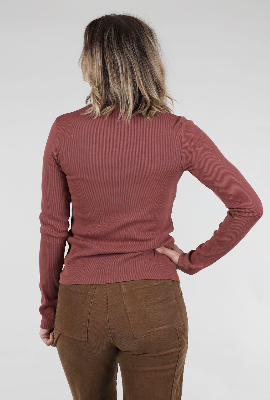 Prairie Underground L/S Mockneck, Redwood