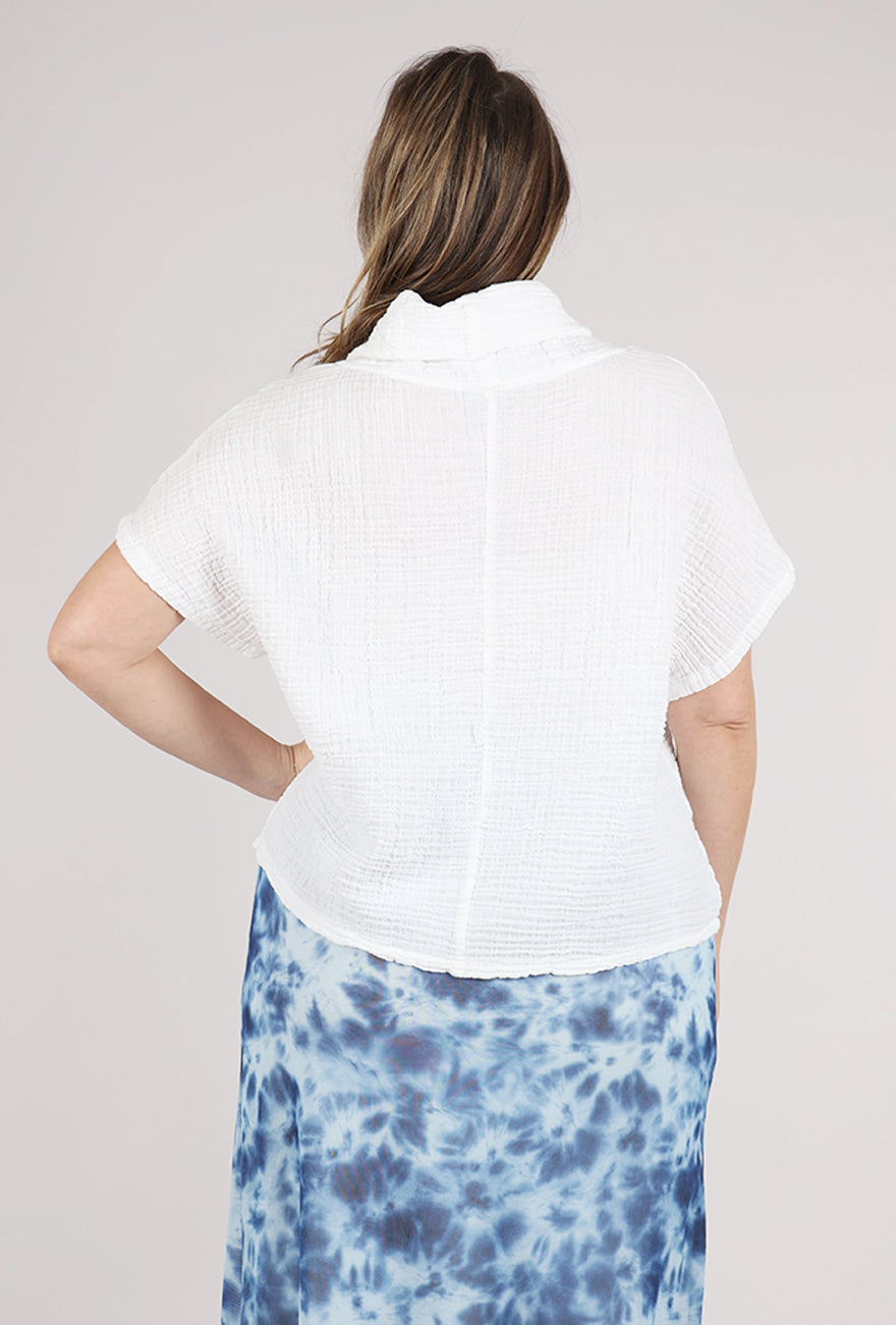Kozan Suki Top, White Gauze