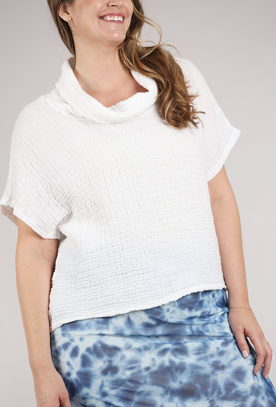 Kozan Suki Top, White Gauze