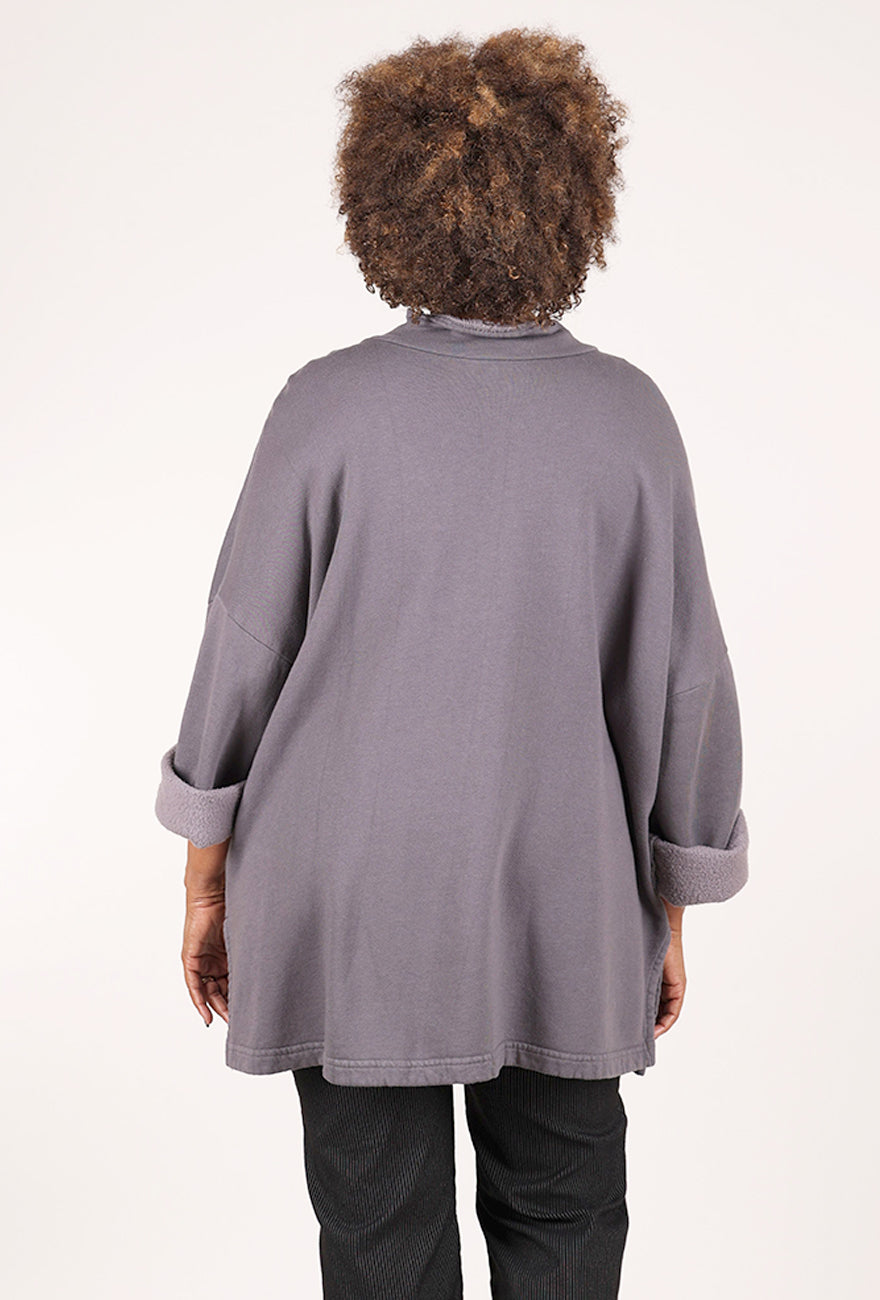 Bryn Walker Longer Easy Vee Sweatshirt, Echo