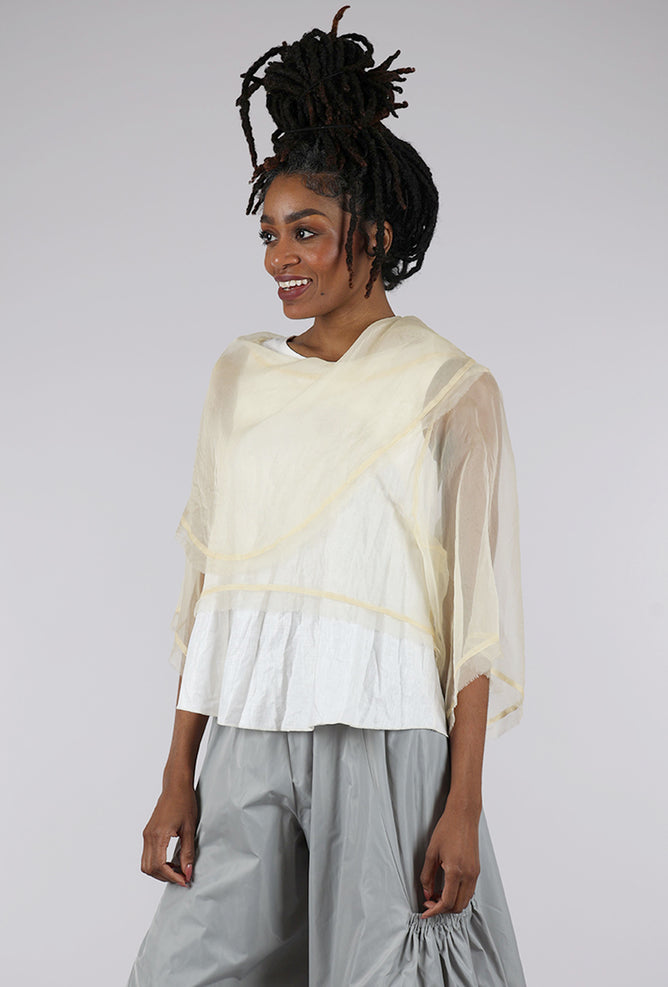 Planet Organza Jackie O Top, Butter