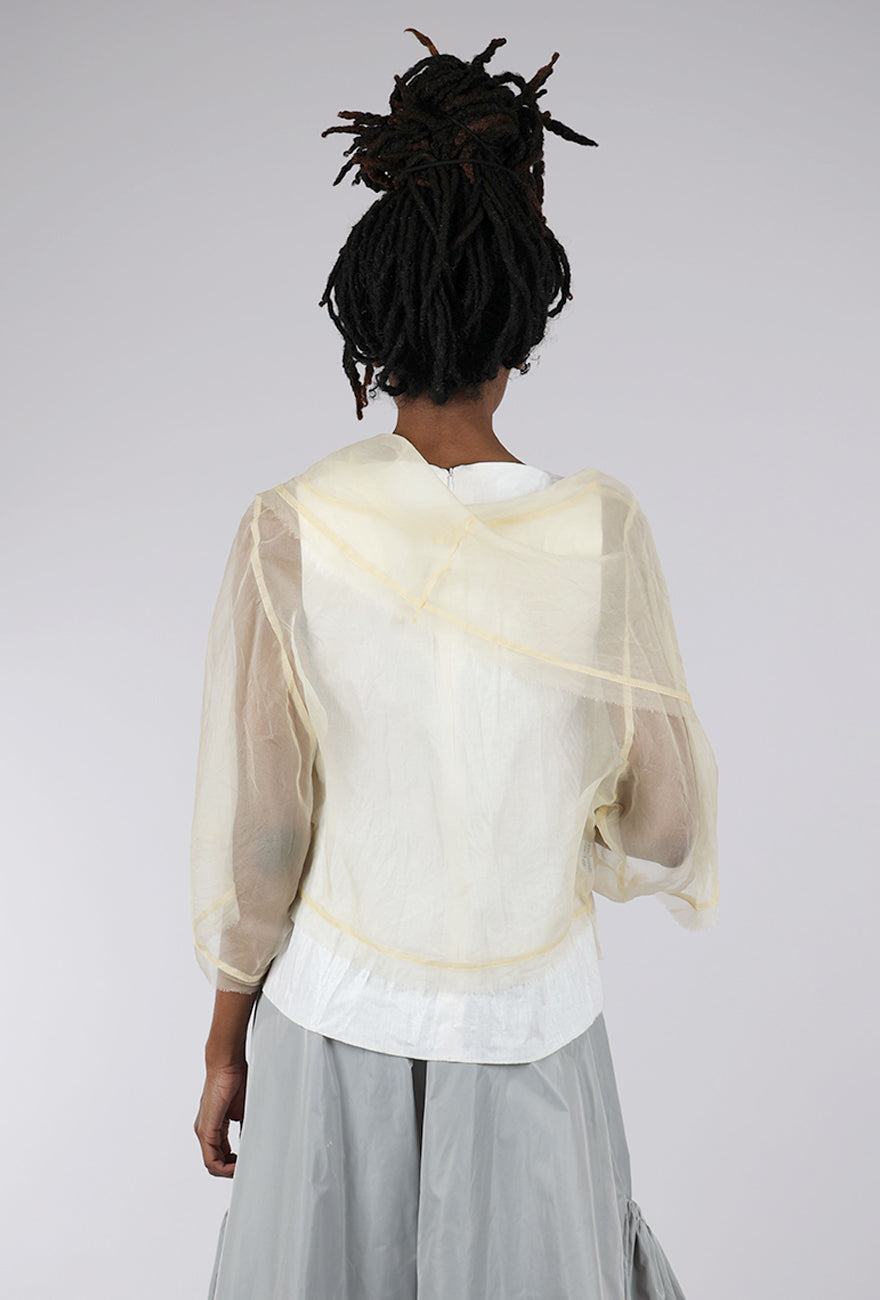 Planet Organza Jackie O Top, Butter