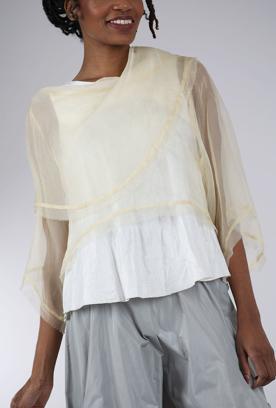 Planet Organza Jackie O Top, Butter