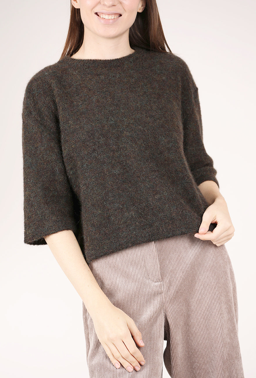 Sessun London S/S Sweater, Lichen Mix