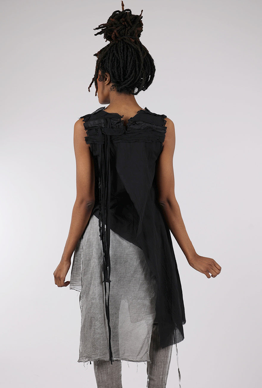 Studio B3 Gobla Patchwork Top, Black