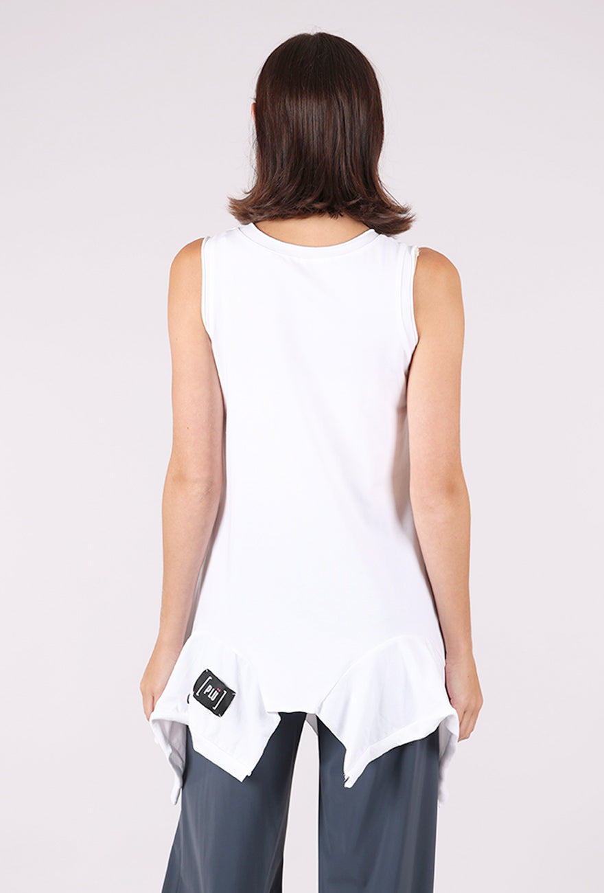 Pluslavie Turn Over Top, White