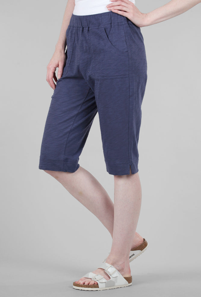 Escape by Habitat Cotton Slub Pedal Pusher, Navy