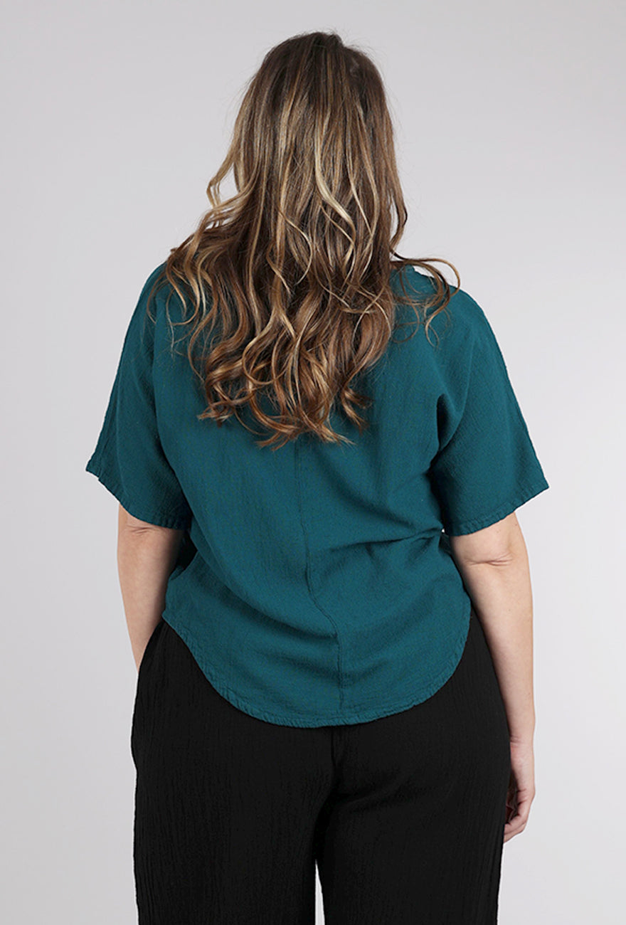 Oh My Gauze Tess Top, Pine