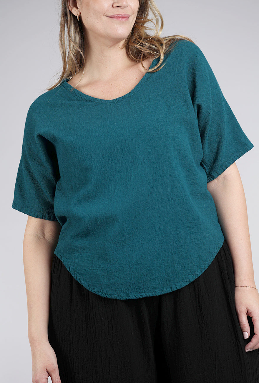 Oh My Gauze Tess Top, Pine