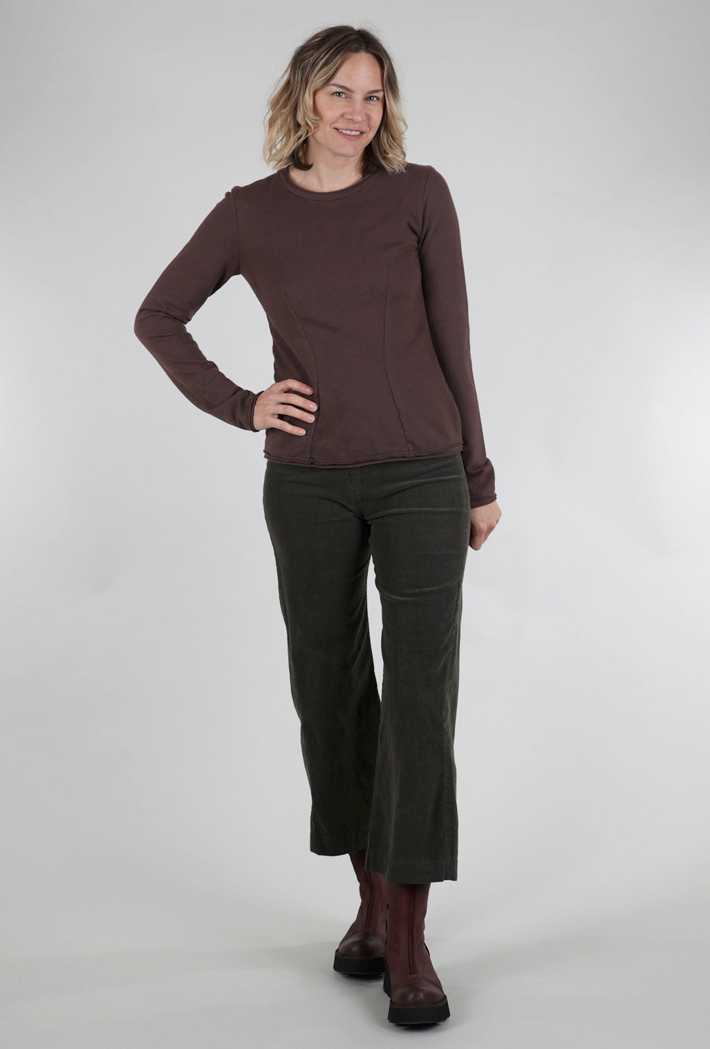 Prairie Underground Dressmaker Sweater, Faded Iris