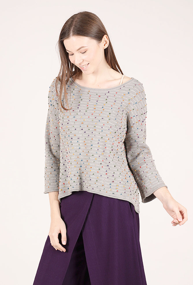 Olivia by Habitat Mini Dot City Lights Pullover, Rockridge