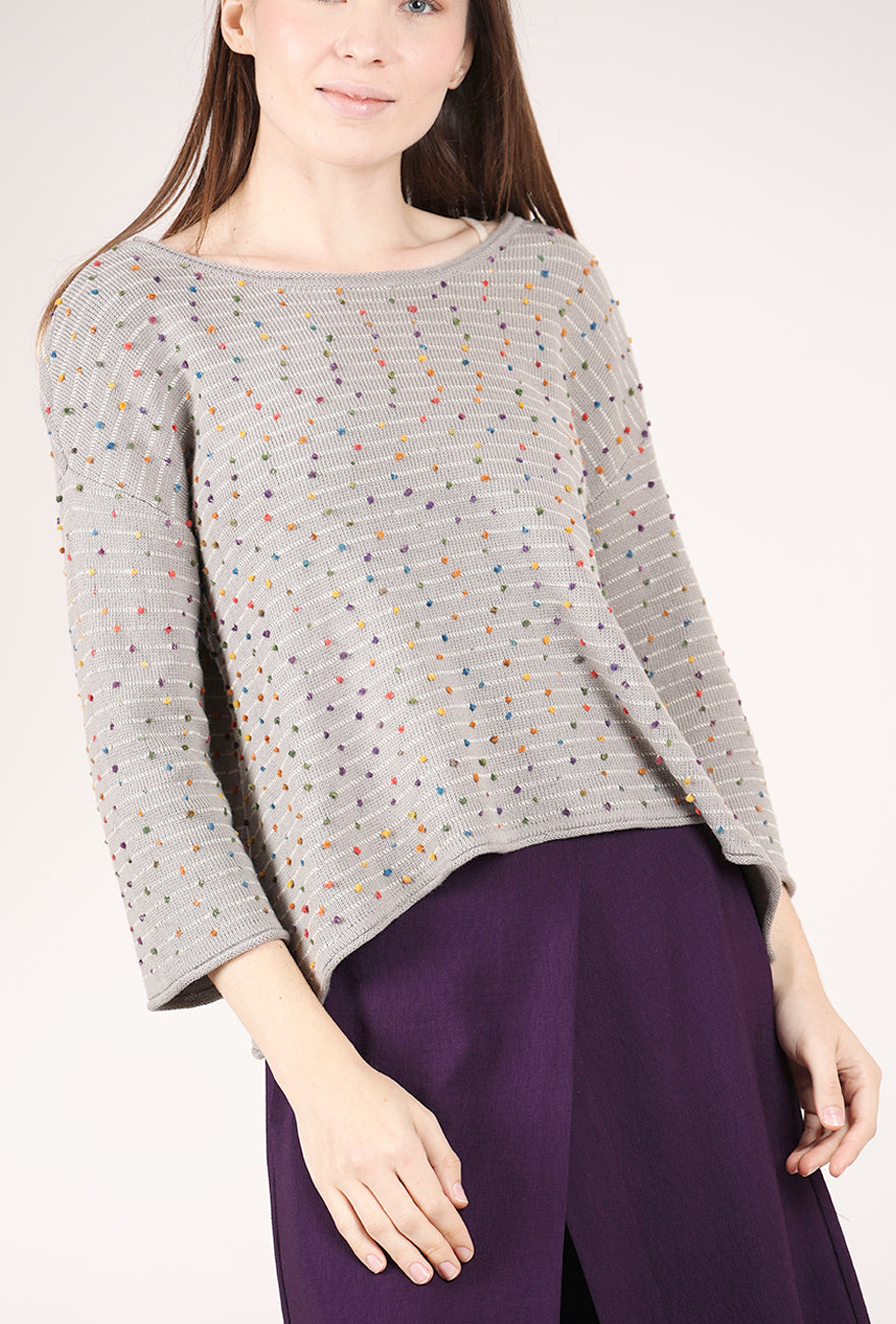 Olivia by Habitat Mini Dot City Lights Pullover, Rockridge