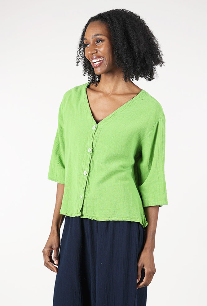 Oh My Gauze Ronie Top, Matcha