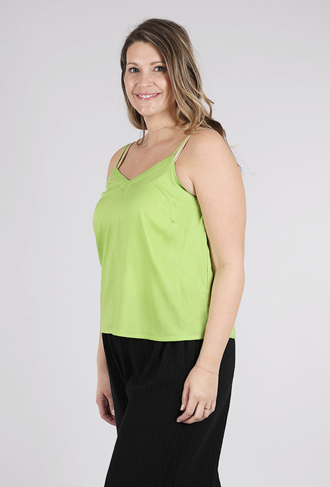 Dress Addict Double V Tank, Anis