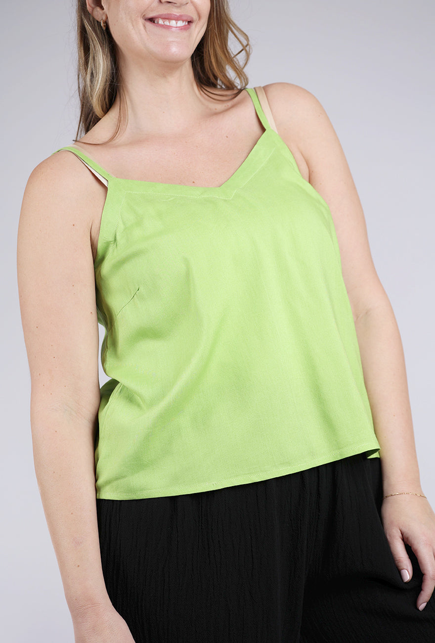 Dress Addict Double V Tank, Anis