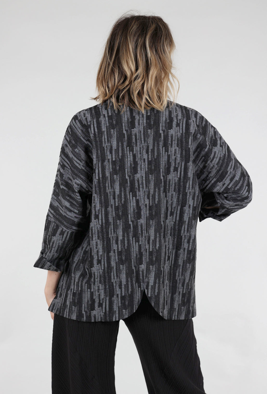 M Square Rina Lamina Jacket, Steel