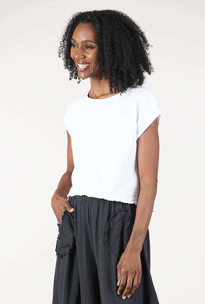 Oh My Gauze Olga Top, Snow