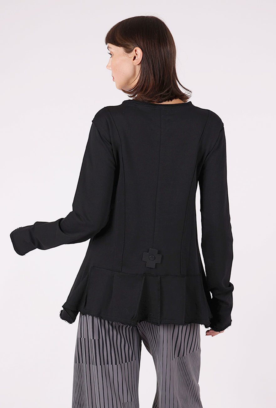 Pluslavie The Hooks Long Jacket, Black