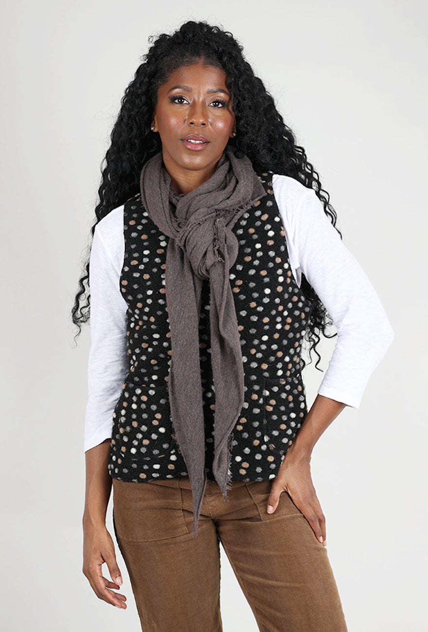 Grisal Grisal Love Cashmere Scarf, Brown Top