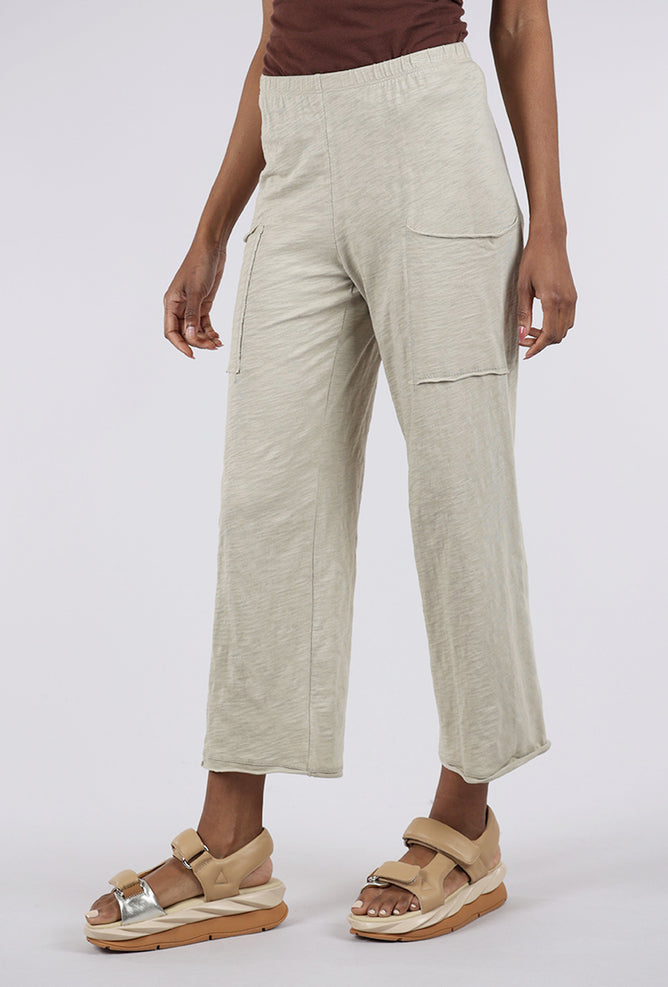 Escape by Habitat Cotton Slub Pocket Flood, Khaki