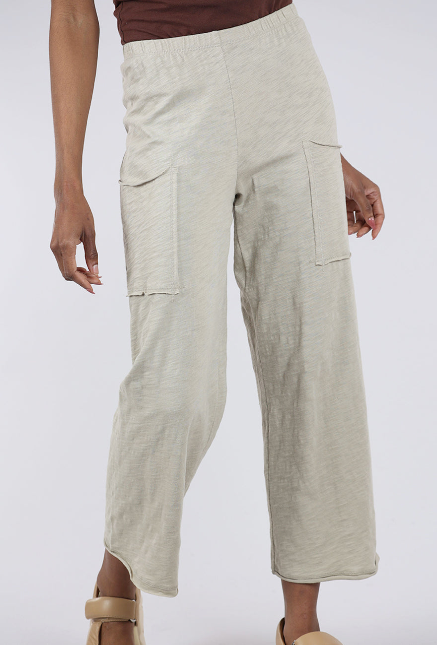 Escape by Habitat Cotton Slub Pocket Flood, Khaki