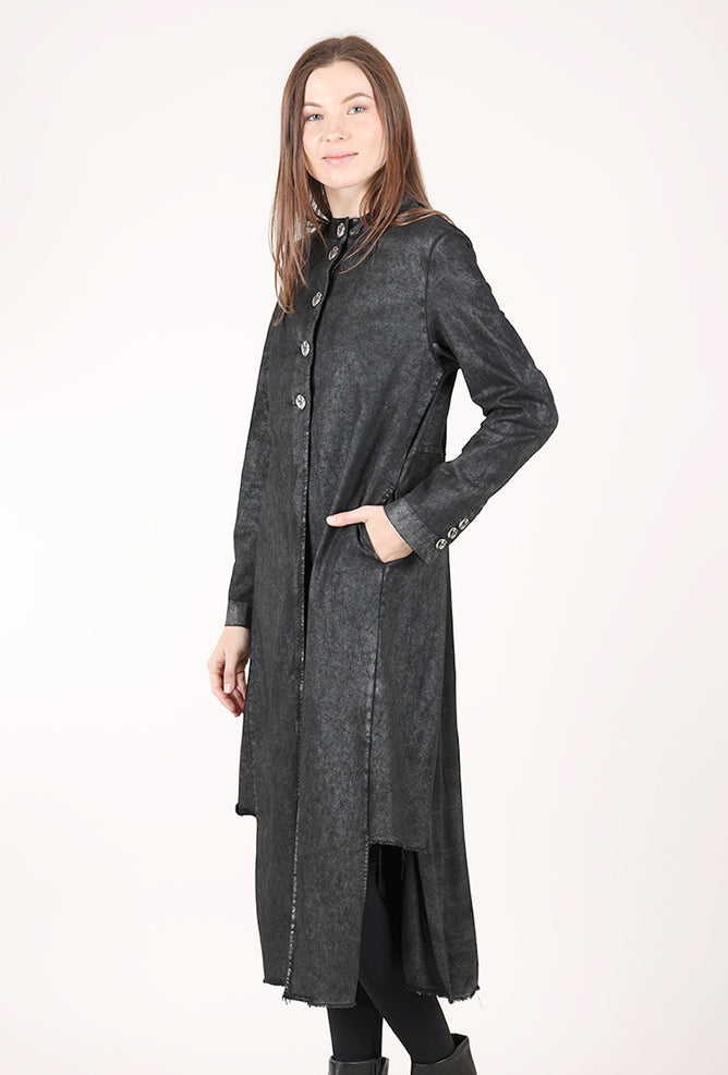 Sanctamuerte Cappotto Sleek Topper, Laminated Black