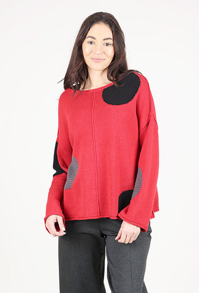 Olivia by Habitat Statement Circle Pullover, Chili
