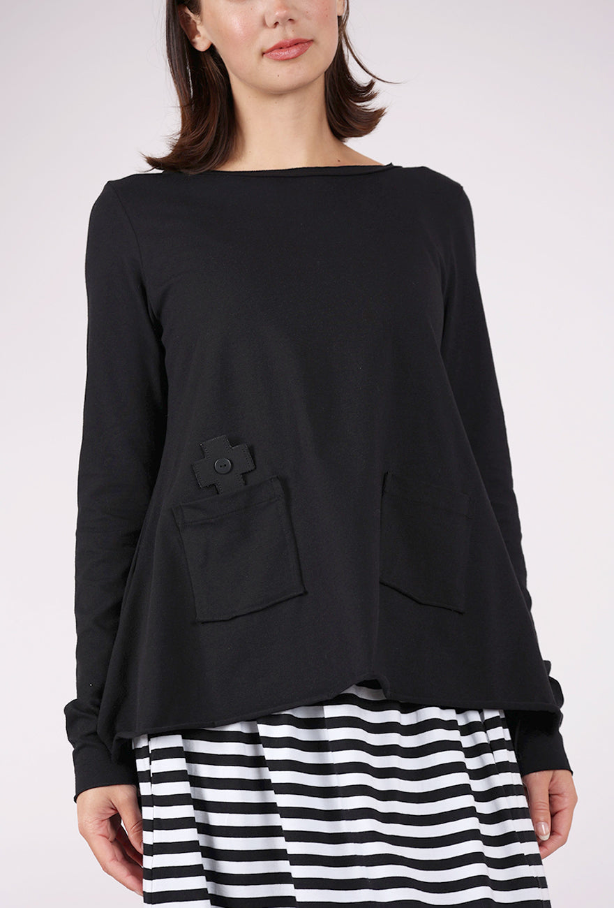 Pluslavie Backside Jardigan, Black