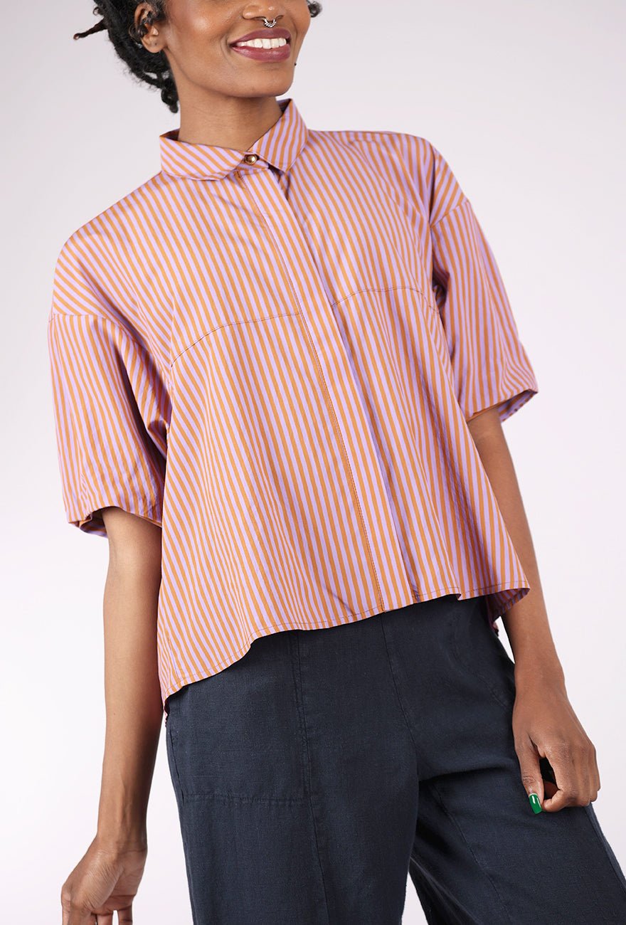 Sessun Florentina Shirt, Terra/Violet
