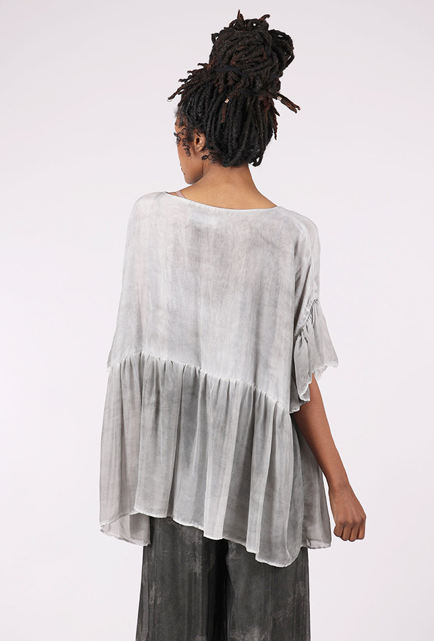 Baci Babydoll Flutter Top, Onyx
