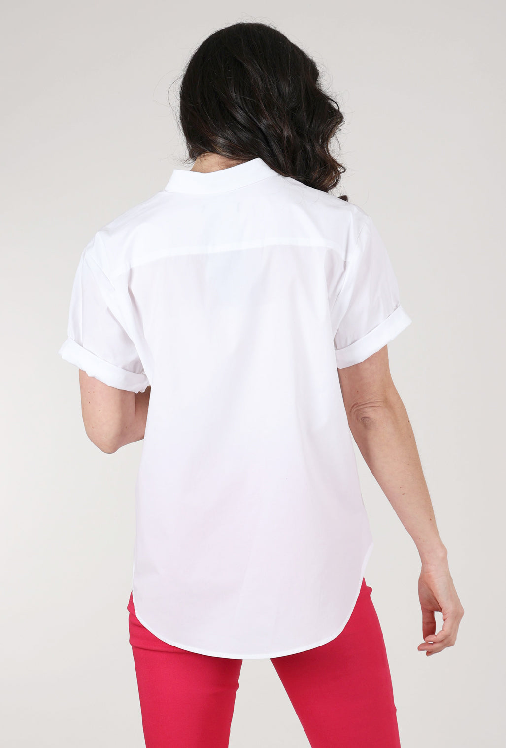 Estelle & Finn Boy Camp Shirt, White