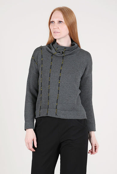 Red Thread Taylor Sweater, Charcoal