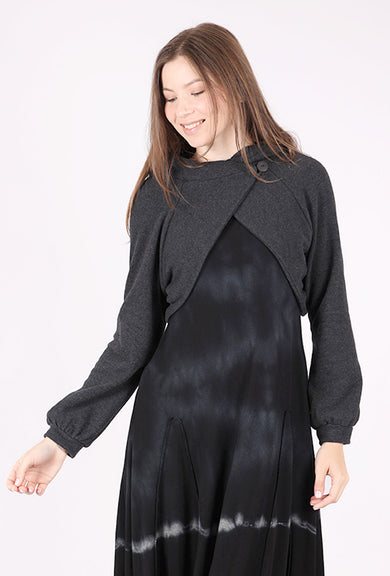 Studio B3 Puvy Cropped Jacket, Marengo Gray