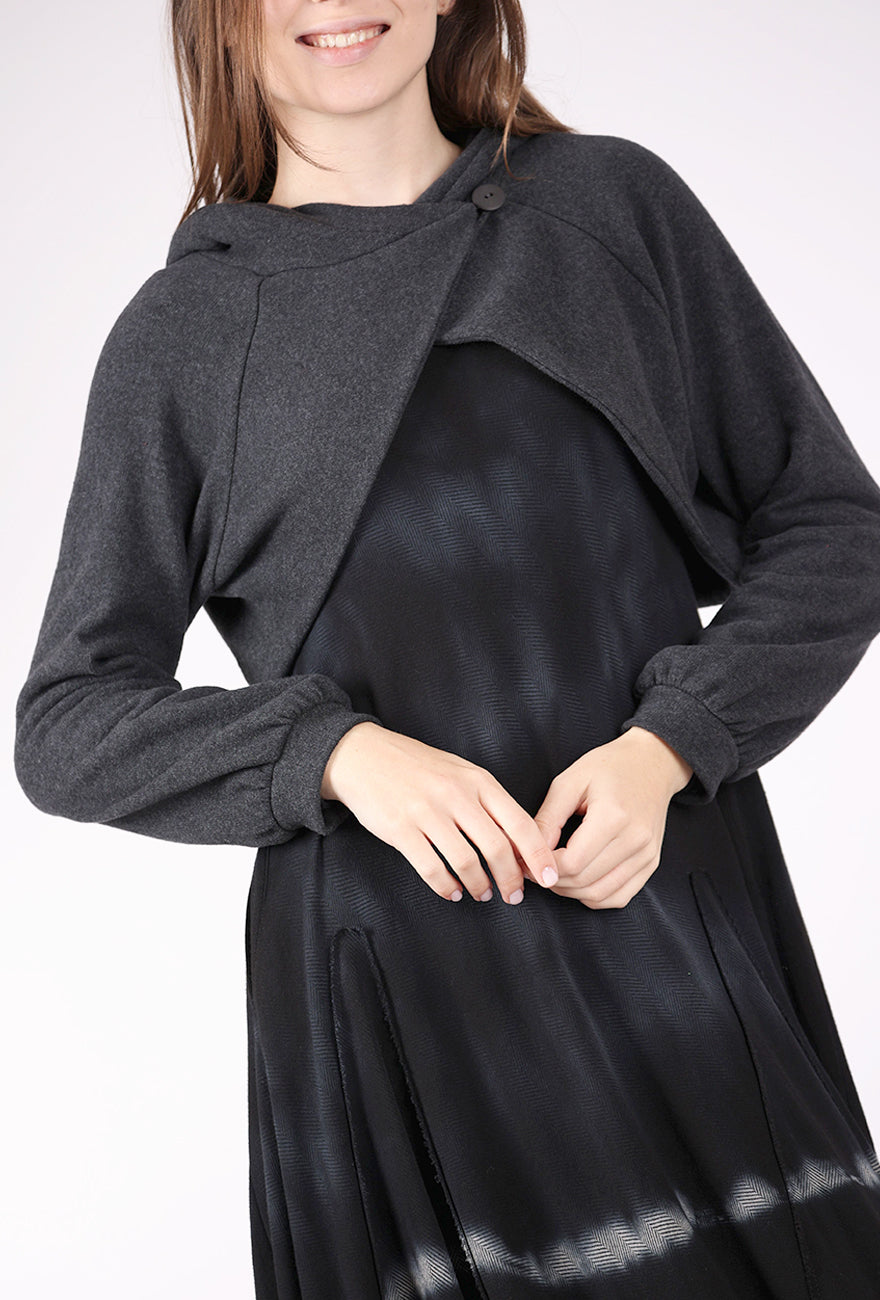 Studio B3 Puvy Cropped Jacket, Marengo Gray