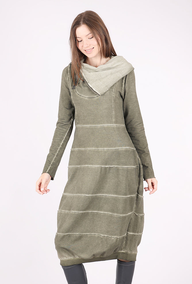 Zilberman Topo Shapely Dress, Khaki