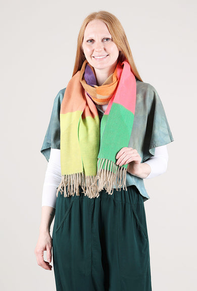 FRAAS - The Scarf Company Colorblock Hearts Scarf