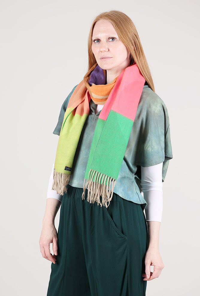 FRAAS - The Scarf Company Colorblock Hearts Scarf