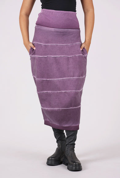 Zilberman Topo French Terry Skirt, Purple