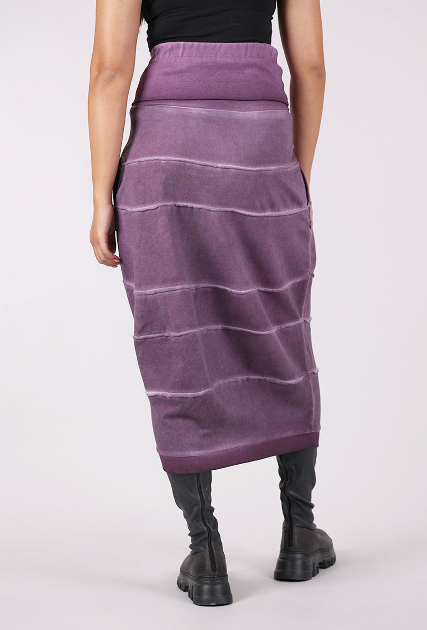 Zilberman Topo French Terry Skirt, Purple