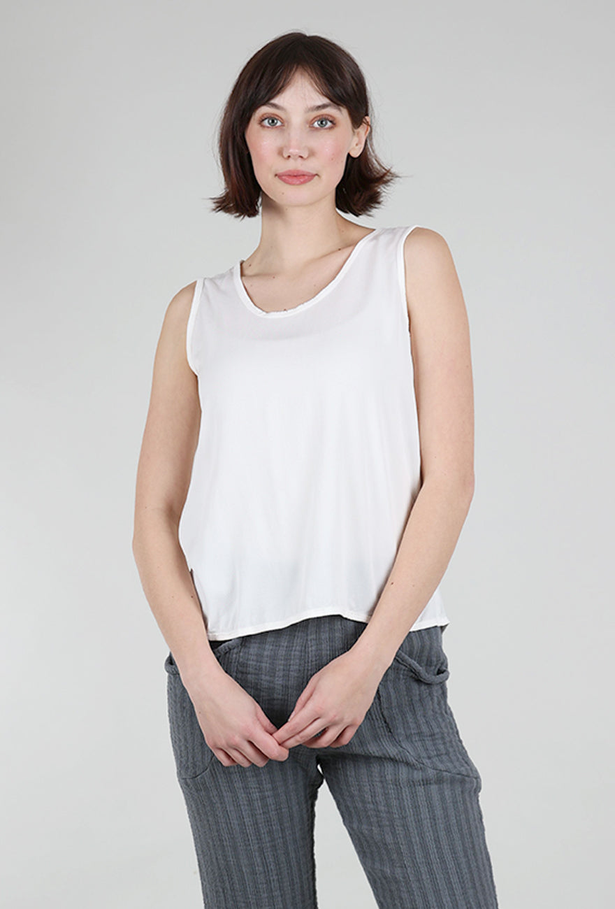Cynthia Ashby CA Cupro Tank, Natural