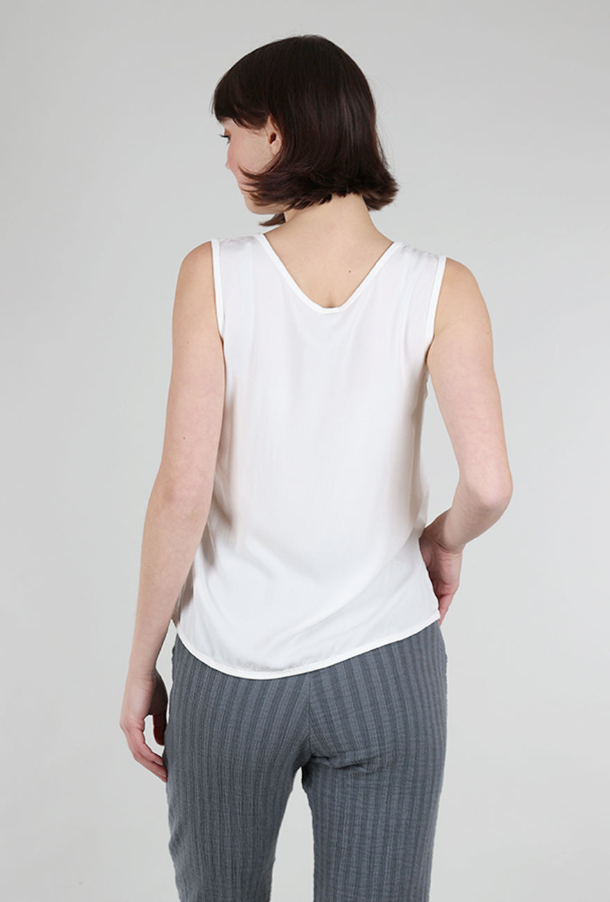 Cynthia Ashby CA Cupro Tank, Natural